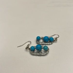 Beaded Can Tab Earrings